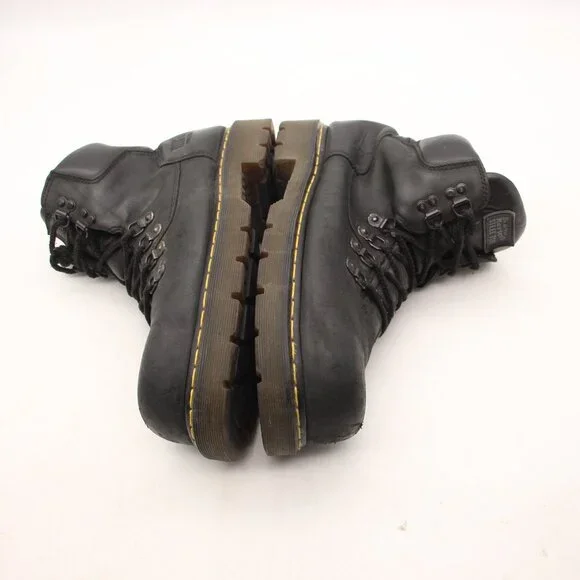 Dr. Martens 8836 Men's Size 12 M Industrial Black Leather Steel Toe Work Boots